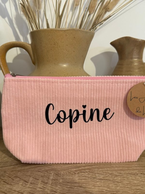Pochette Velours côtelé Copine