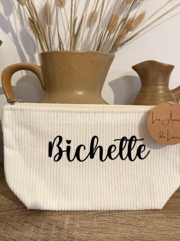 Pochette Velours côtelé Bichette